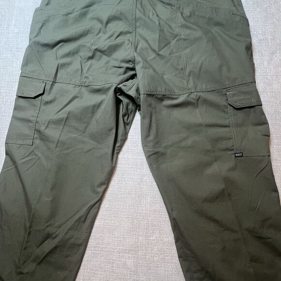 5.11 Men's TACLITE Pro Tactical Pants, Style 74273, Waist 44x32 In Olive Drab - Picture 8 of 10